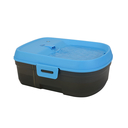 Mobiler Hunde Trinkbrunnen anthrazit/blau - 6 Liter