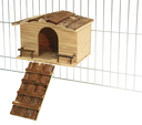 Nagerhaus Nature mit Gitterbefestigung L 31 x B 22,5 x H 20 cm