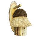 Reet Nistkasten mit Wandhalterung Set - Nistkasten und Wandhalterung - Birke natur
