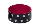 Hunde Keramiknapf Pata Ø12,0 X 4,5 cm - 250 ml - schwarz/rot