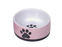 Keramik Napf Paw Ø 14 x 6,5 cm - 0,4 l - rosa