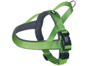 Nobby Norweger Geschirr für Hunde Classic Preno L: 38-50 cm + 36 cm; B: 20/25 mm, neon grün/grau
