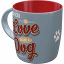 Nostalgic-Art Becher Love Dog PfotenSchild - Love Dog, Tasse