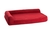 Orthopädisches Hundebett Ortho Visco 60x48x21cm, rot