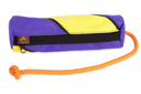 Profi Futterdummy für Hunde large violett/gelb, ca. 20,5 cm, ø ca. 6,5 cm