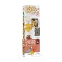Puur Pauze Samensticks für Vögel Ananas & Erdnuss, 140 g, für Papageien