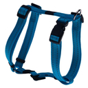 Rogz Utility H-Geschirr für Hunde Nitelife Gr. S: Halsumfang 20 - 34 cm, Brustumfang 23 - 37 cm, türkis