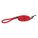 Rogz Rope Hundeleine einfach Länge 1,80 m, Breite 6 mm, rot
