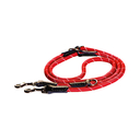 Rogz Rope Hundeleine verstellbar Länge 2 m, Breite 12 mm, rot