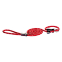 Rogz Rope Moxonleine für Hunde Länge 1,80 m, Breite 9 mm, rot