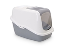 Savic Katzentoilette Nestor mit Dach 56 x 39 x 38,5 cm, grau