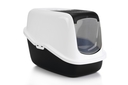 Savic Katzentoilette Nestor mit Dach 56 x 39 x 38,5 cm, schwarz