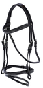 Covalliero Trense Classic Ziernähte Pony, schwarz