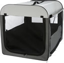Faltbare Transporthütte für Hunde und Katzen 97 x 70 x 75 cm, zusätzlich seitlich mit Reißverschluss zu öffnen (Eigengewicht 5,92kg)