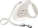 flexi STYLE Gurtleine M: 5 m, weiß
