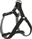 Trixie Hundegeschirr Softline Elegance aus Nylon XS–S: 30–40 cm/10 mm, schwarz/grafit