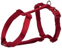Premium Nylon Hundegeschirr XXS–XS, Bauch: 20–32 cm/10 mm, rot