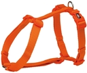Premium Nylon Hundegeschirr XXS–XS, Bauch: 20–32 cm/10 mm, papaya