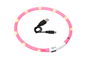 Visio Light Leuchthalsband für Hunde 20 - 70 cm, pink