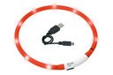 Visio Light Leuchthalsband für Hunde 20 - 70 cm, rot