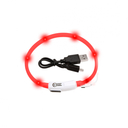 Visio Light Leuchthalsband für Katzen und kleine Hunde 35 cm, rot