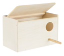 Vogel Nistkasten aus Holz für Sittiche, Holz, 21×13×12 cm