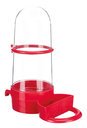 Vogeltränke und Vogelfutterspender rund 265 ml/15 cm, diverse Farben