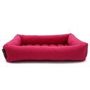 95 Grad gestepptes Hundebett 80 x 60 x 19 cm, pink