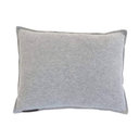 Kuschelkissen mit Fleece Fleecekissen: 30x40 cm, hellgrau