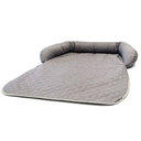 Sofa Hundebett Hundedecke 130x95 cm, grau