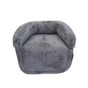 Sofadecke für Hunde aus Plüsch S: 80 x 66 cm, grau, Softplüsch