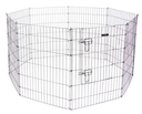 Welpen- und Kleintiergehege mit 8 Gitter und Tür 8 Elemente je 57 x 78 cm