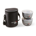 Wolters Diner TO GO Reisenäpfe für Hunde 2 x 750 ml grau